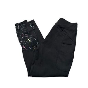 3/$15 POP FIT colorful splatter leggings
